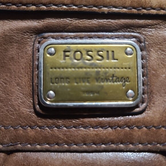 Vintage Fossil  "Long Live Vintage 1954" Women's Emory Wallet Leather Organizer - Picture 12 of 16